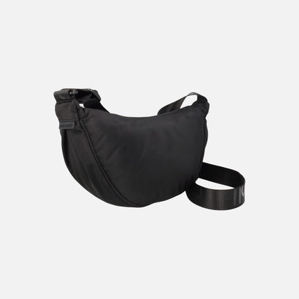 Plain half-moon crossbody style bags