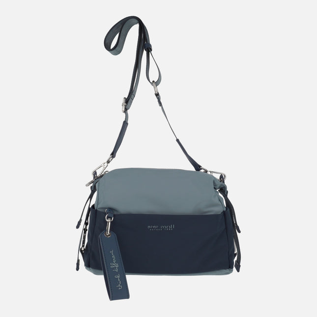 Bolsos bandolera en combinado bicolor de Pepe moll