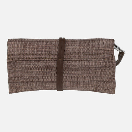 Carteras de mano efecto rafia con bandolera incluída