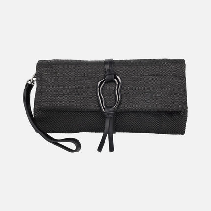 Carteras de mano efecto rafia con bandolera incluída