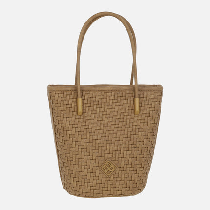 Small braided effect bags with shoulder strap