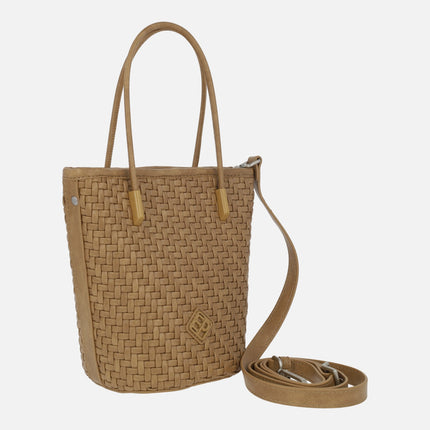 Small braided effect bags with shoulder strap