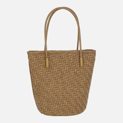 Small braided effect bags with shoulder strap