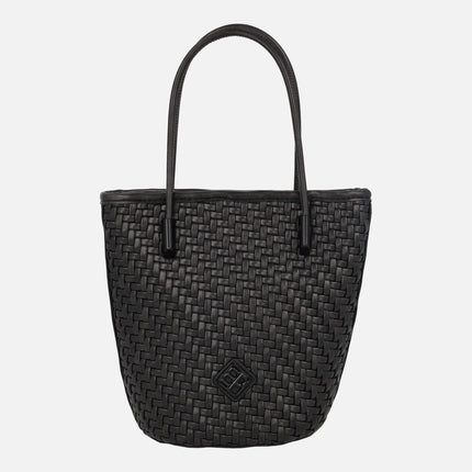 Small braided effect bags with shoulder strap