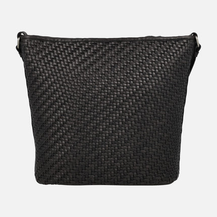 Braided effect shoulder bags
