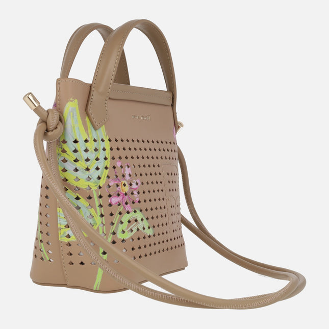 Bolsos con calados y estampado de flores 261271 Sand