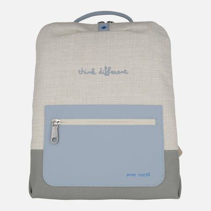 Mochilas urbanas Pepe moll en combinado de colores