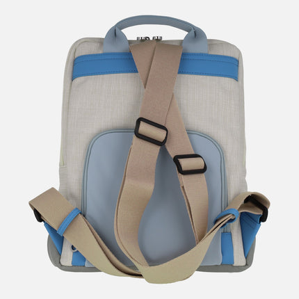 Mochilas urbanas Pepe moll en combinado de colores