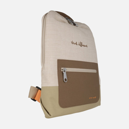 Mochilas urbanas Pepe moll en combinado de colores