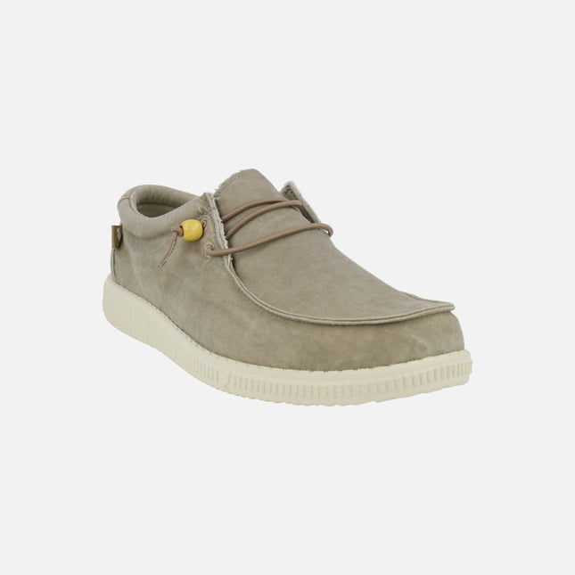 Men's shoes in washed cotton Wallabi WP150 Washed