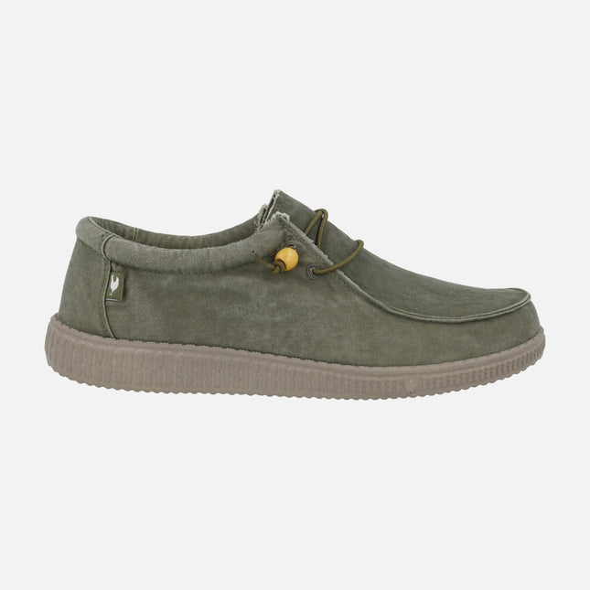 Zapatos para hombre en algodón lavado Wallabi WP150 Washed