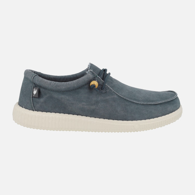 Zapatos para hombre en algodón lavado Wallabi WP150 Washed