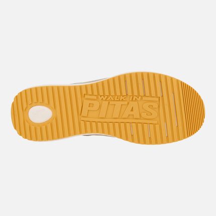 Bay Men's Boating Shoes with Elastic Laces