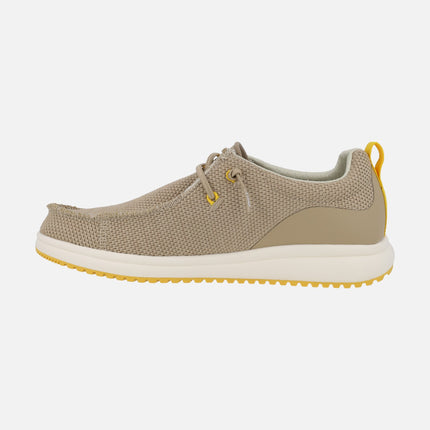 Wallabi Men's Shoes with Elastic Laces Keel Beige