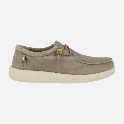 Zapatos para mujer en algodón lavado Wallabi WP150 Washed