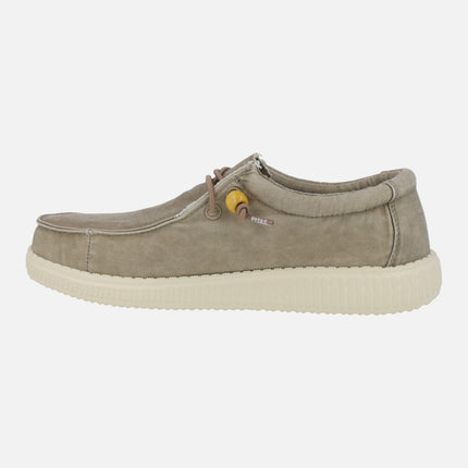 Zapatos para mujer en algodón lavado Wallabi WP150 Washed