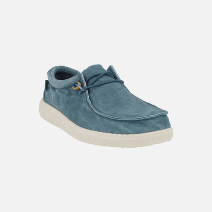 Zapatos para mujer en algodón lavado Wallabi WP150 Washed