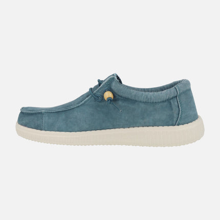Zapatos para mujer en algodón lavado Wallabi WP150 Washed