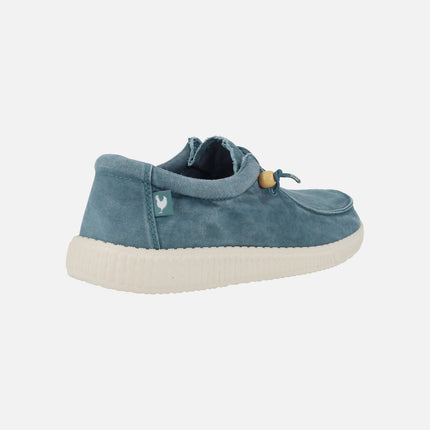 Zapatos para mujer en algodón lavado Wallabi WP150 Washed