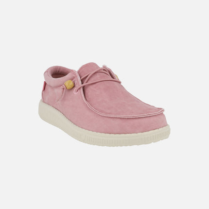 Zapatos para mujer en algodón lavado Wallabi WP150 Washed