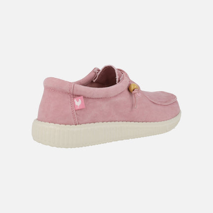 Zapatos para mujer en algodón lavado Wallabi WP150 Washed