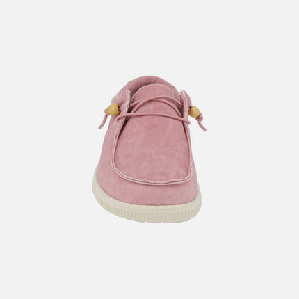 Zapatos para mujer en algodón lavado Wallabi WP150 Washed