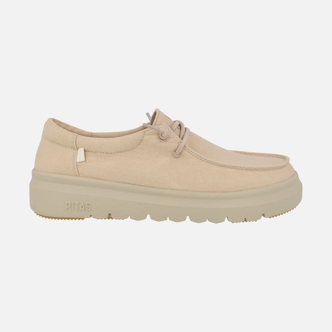 Zapatos wallabi para mujer con suela track Cannes