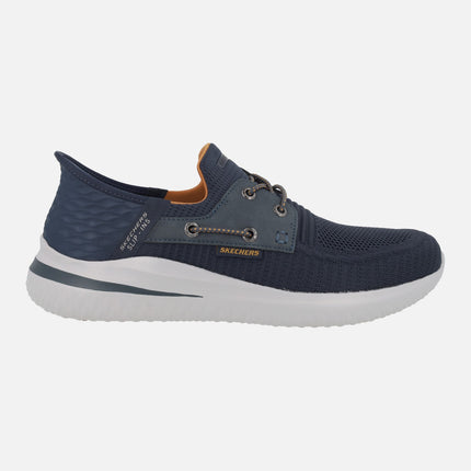 Men's boating shoes in blue combination Delson 3.0 Roth