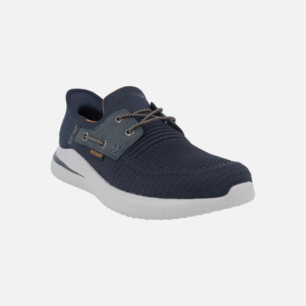 Men's boating shoes in blue combination Delson 3.0 Roth