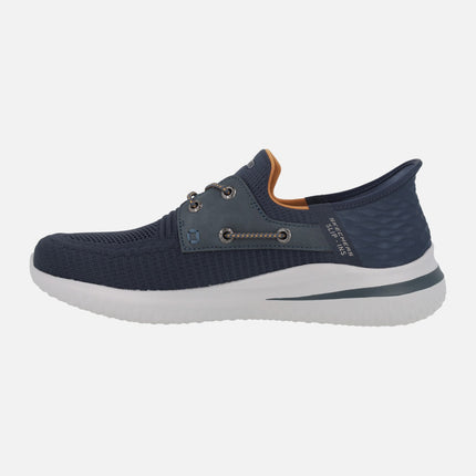 Men's boating shoes in blue combination Delson 3.0 Roth