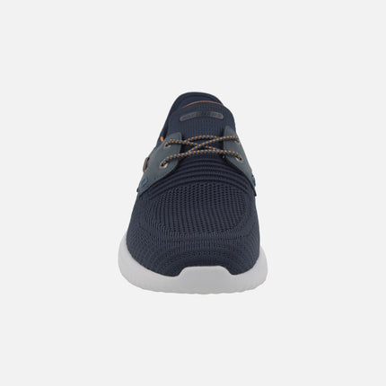Men's boating shoes in blue combination Delson 3.0 Roth
