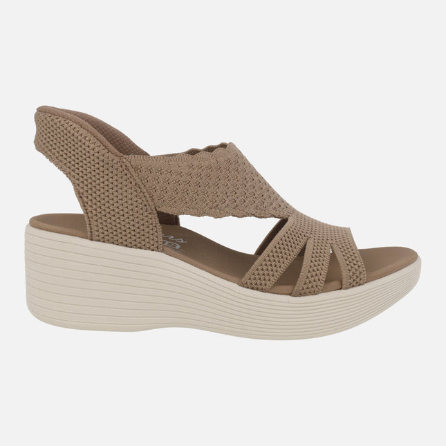 Slip Ins Parallel Lite - Summer Invite wedged sandals