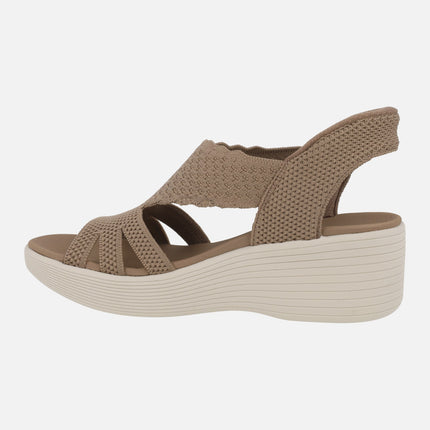 Slip Ins Parallel Lite - Summer Invite wedged sandals