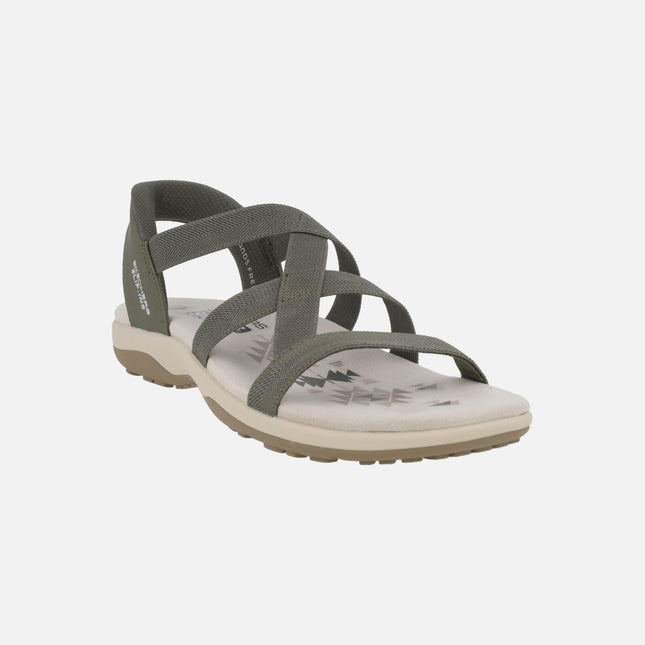 Sandalias deportivas en tejido elástico Slip-ins: Reggae Slim - Stretch Flex