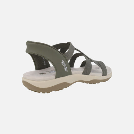 Sandalias deportivas en tejido elástico Slip-ins: Reggae Slim - Stretch Flex