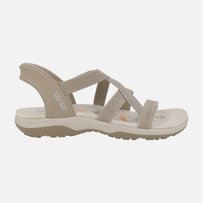 Sandalias deportivas en tejido elástico Slip-ins: Reggae Slim - Stretch Flex