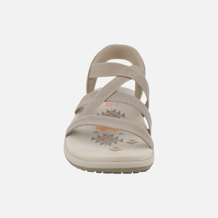 Sandalias deportivas en tejido elástico Slip-ins: Reggae Slim - Stretch Flex