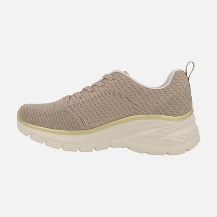 Fashion Fit 2.0 sneakers - Moonlight Glow in metallic beige fabric