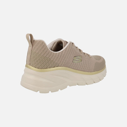 Fashion Fit 2.0 sneakers - Moonlight Glow in metallic beige fabric