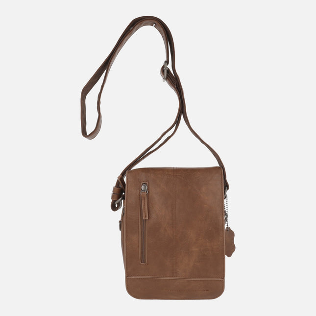 Bolsos bandolera con tapa para hombre