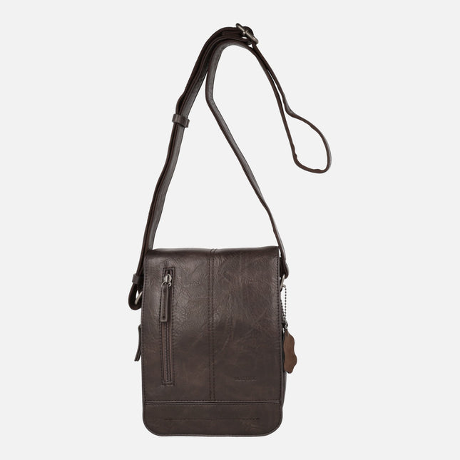 Bolsos bandolera con tapa para hombre