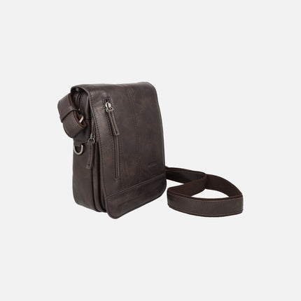 Bolsos bandolera con tapa para hombre
