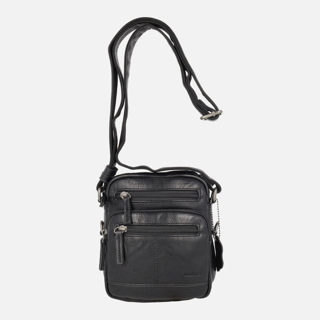 Bandolera pequeña para hombre con múltiples bolsillos