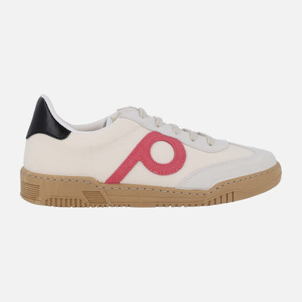 Zapatillas deportivas combinadas estilo casual con cierre de cordones