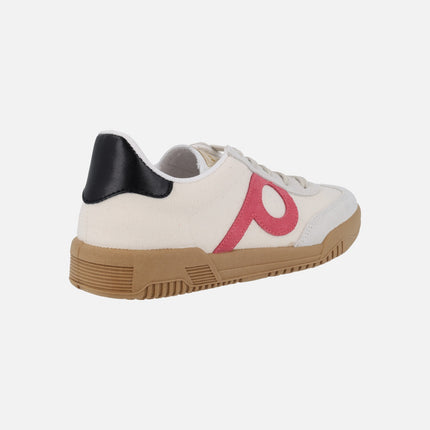 Zapatillas deportivas combinadas estilo casual con cierre de cordones