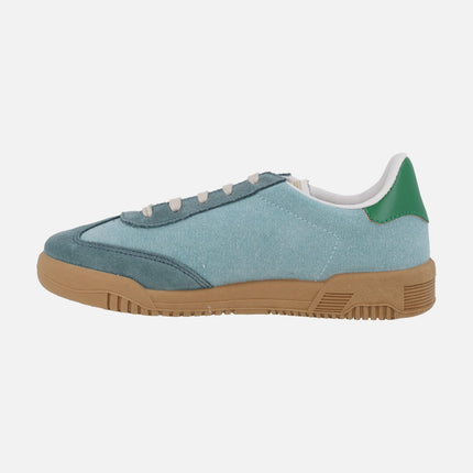 Zapatillas deportivas combinadas estilo casual con cierre de cordones