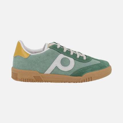 Zapatillas deportivas combinadas estilo casual con cierre de cordones