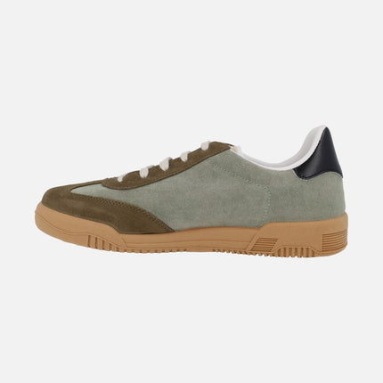 Men's sneakers in khaki green combination