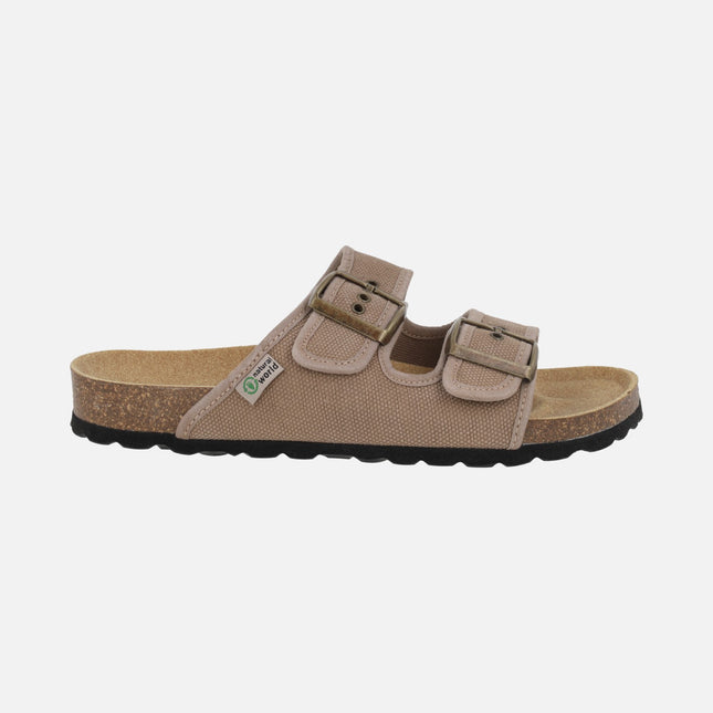 Sandalias UNISEX Tropic en algodón orgánico con piso BIO