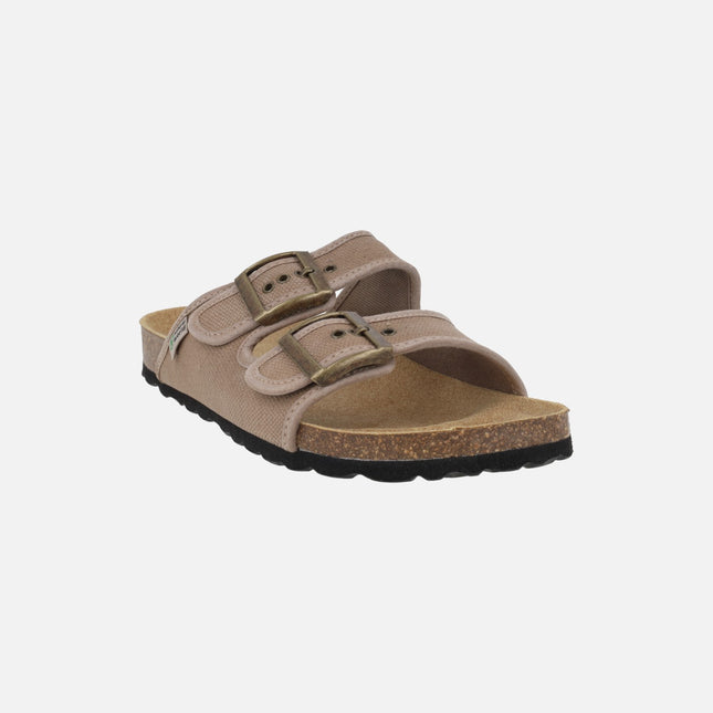 Sandalias UNISEX Tropic en algodón orgánico con piso BIO